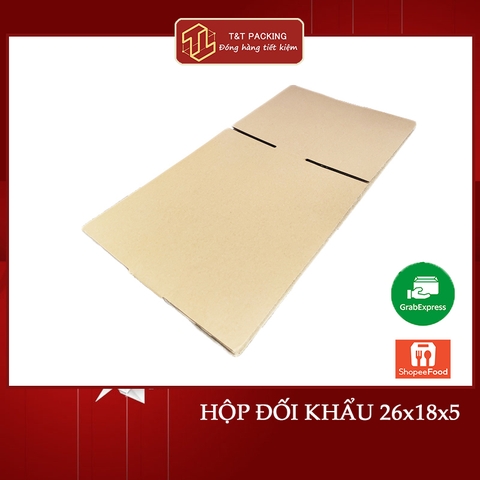 26x18x5 20 cái Hộp carton ship COD