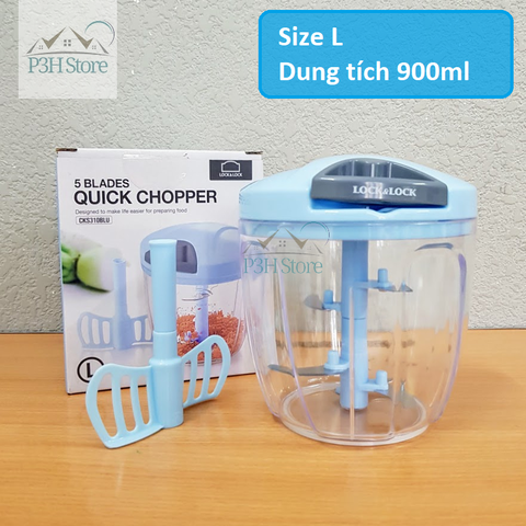 Dụng cụ băm xay tỏi ớt rau củ quả Lock&Lock các size CKS302 CKS308 CKS309 CKS310