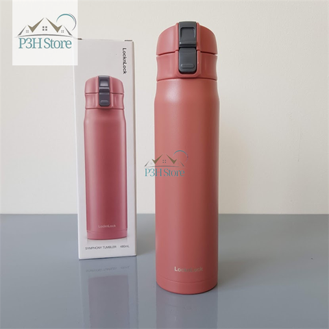 Bình Giữ Nhiệt Lock&Lock 480ml Symphony Tumbler LHC6150 nắp bật chỉ 1 tay cầm P3H Store