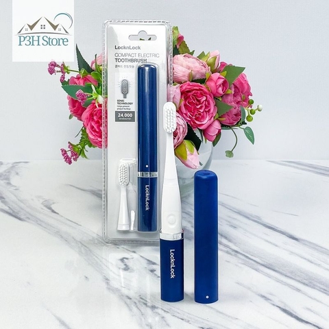 Bàn chải đánh răng điện LocknLock nhỏ gọn dễ dàng mang theo hàng ngày ENR344NVY