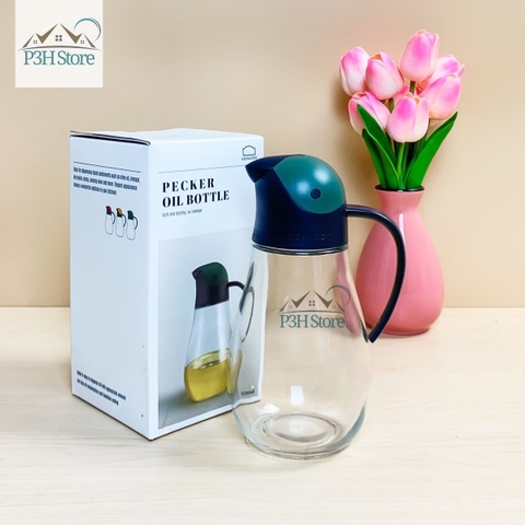 Bình dầu tự động mở nắp Lock&Lock Pecker Oil Bottle 550ml CKO201