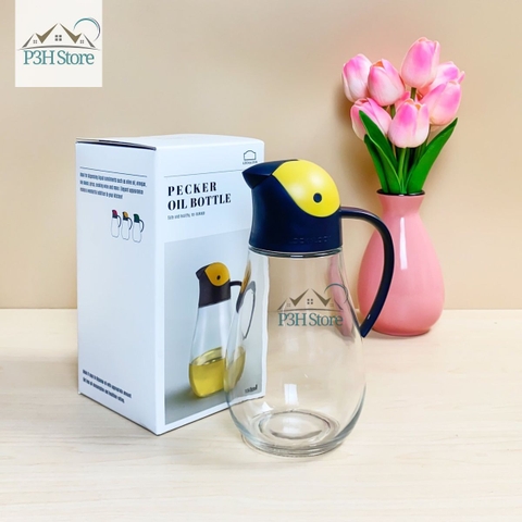 Bình dầu tự động mở nắp Lock&Lock Pecker Oil Bottle 550ml CKO201