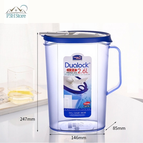Bình đựng nước Lock&Lock Dual Lock 2,2L/2.6L HAP792 HAP794
