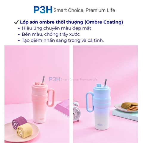 Bình Giữ Nhiệt ruột phủ sứ Inochi Fuji Charm 750ml Phong Cách, Bền Bỉ và Tiện Lợi P3H