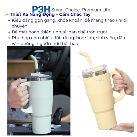 Bình Giữ Nhiệt Inochi Fuji Wander – Đồng Hành Bền Bỉ Cho Mọi Hành Trình P3H