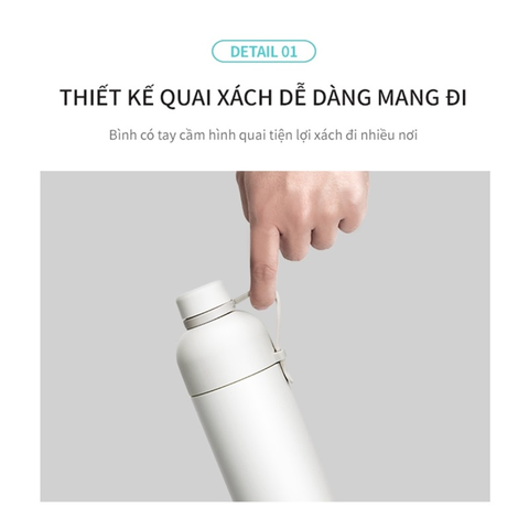Bình giữ nhiệt Lock&Lock Belt Bottle 490ml LHC4267