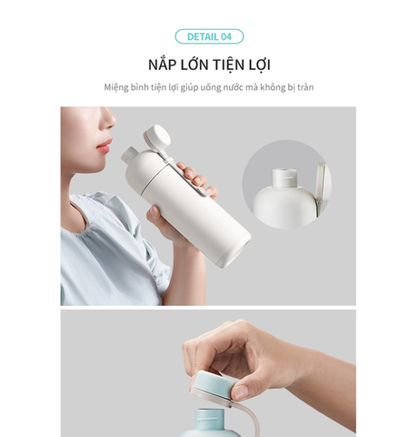 Bình giữ nhiệt Lock&Lock Belt Bottle 490ml LHC4267