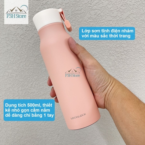 Bình giữ nhiệt Lock&Lock Name Tumbler 500ml LHC4125