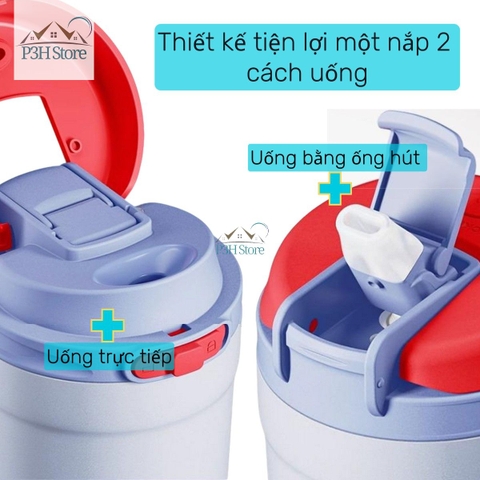 Bình giữ nhiệt LocknLock Dual One Touch Tumbler 320ML LHC3276 , 430ML LHC3282 P3H Store