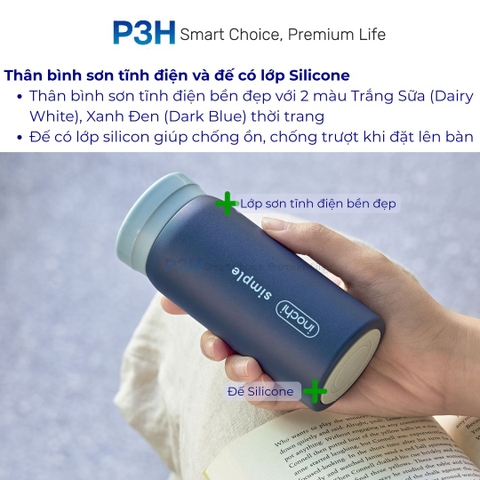 Bình Giữ Nhiệt Mini Inochi Fuji Cylin 200ml – Nhỏ Gọn, Đẹp Tinh Tế, Mang Đi Mọi Nơi P3H