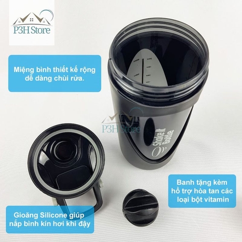 Bình lắc Lock&lock 800ml Balance Shake it bottle chuyên dùng pha chế các loại thức uống HAP949