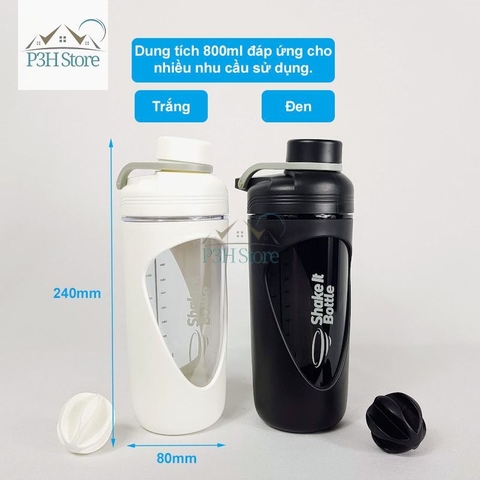 Bình lắc Lock&lock 800ml Balance Shake it bottle chuyên dùng pha chế các loại thức uống HAP949