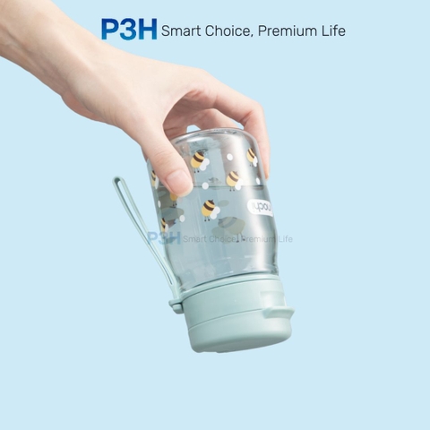 Bình nước FAMI nhựa tritan Inochi dung tích 350ml/500ml/700ml với họa tiết sinh động P3H