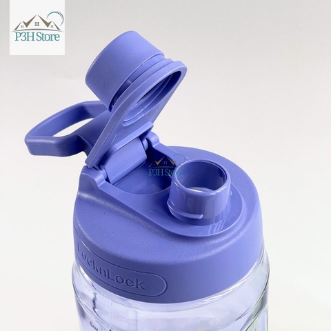 Bình nước LocknLock 1.5L Active Large Bottle có quai xách nhựa PET BPA FREE HAP941 P3HStore