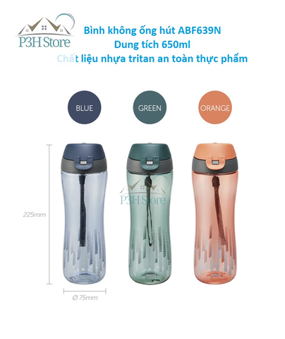 Bình nước Lock&Lock New Sports Spout nhựa Tritan 650ml ABF639N