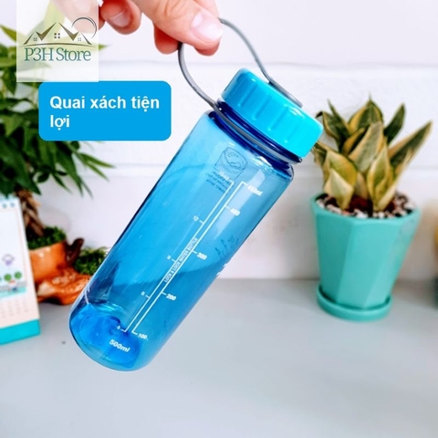 Bình nước cho bé đi học Lock&Lock Eco Life nhựa Tritan dung tích 500ml ABF613