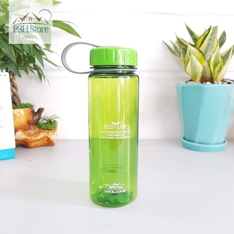 Bình nước cho bé đi học Lock&Lock Eco Life nhựa Tritan dung tích 500ml ABF613