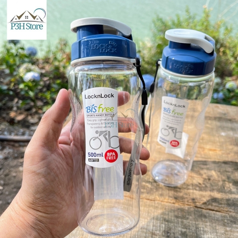 Bình nước nhựa Tritan Lock&Lock Handy Bottle bình nước thể thao 500ml ABF721 và 700ml ABF722 P3H Store