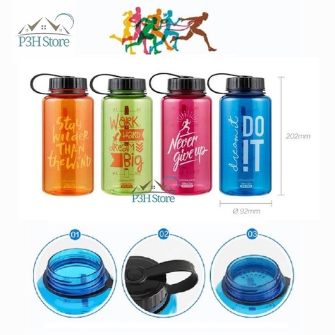 Bình nước thể thao Lock&Lock nhựa Tritan 1L ABF610