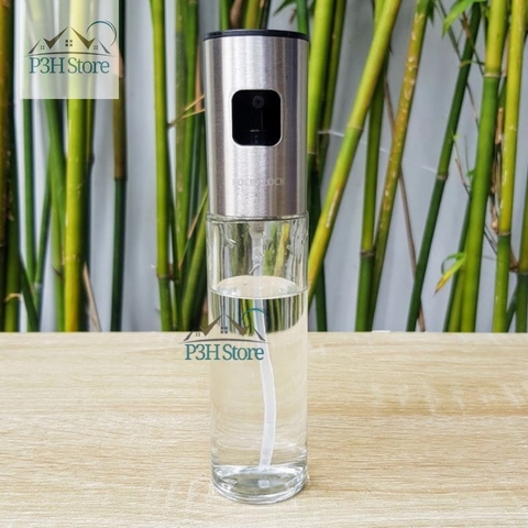 Bình xịt dầu ăn Lock&Lock CKO109 dung tích 100ML bằng thủy tinh kèm phểu và cọ rửa