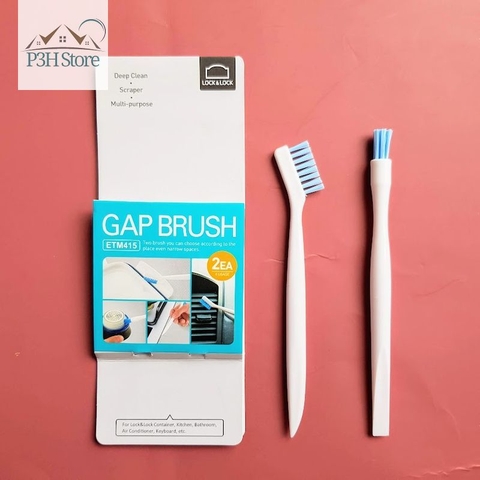 Bộ 2 bàn chải vệ sinh các khe Lock&Lock ETM415 chà phủ được các rảnh nhỏ hẹp p3hstore