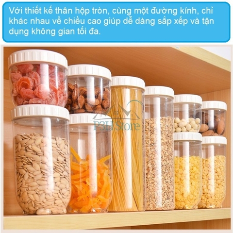 Hộp nhựa bảo quản thực phẩm Lock&Lock Interlock dung tích 500ml đến 2.1L INL301 INL302 INL303 INL403