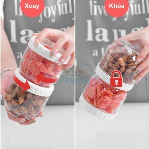 Hộp nhựa bảo quản thực phẩm Lock&Lock Interlock dung tích 500ml đến 2.1L INL301 INL302 INL303 INL403