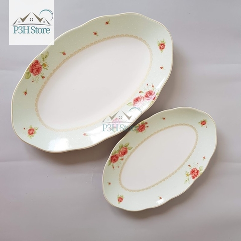 Bộ chén dĩa sứ 23 món Lock&Lock The Rose SLT662