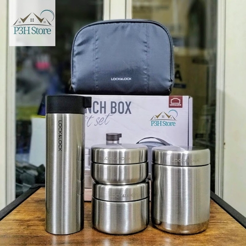 Bộ Hộp Cơm Và Bình Giữ Nhiệt Lock&Lock LHC8016S01