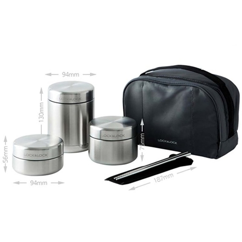 Bộ Hộp Cơm Và Bình Giữ Nhiệt Lock&Lock LHC8016S01