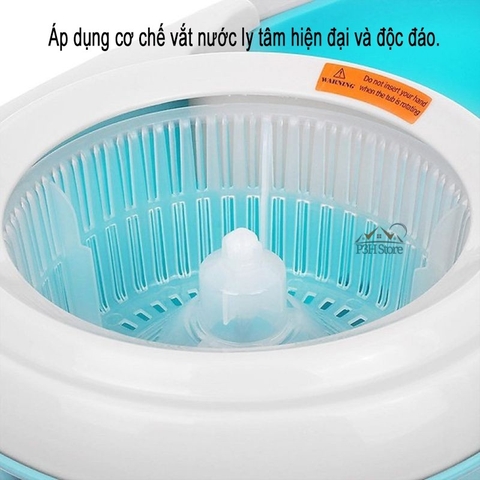 Bộ Lau Nhà 360 Độ Lock&Lock màu xanh dương MOP-Q2-1