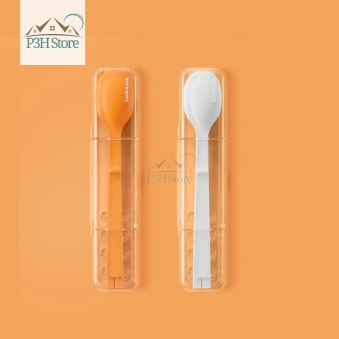Bộ muỗng đũa nĩa LocknLock 21cm Lego Cutlery Set chat lieu n toàn dễ dàng xếp gọn TLL108