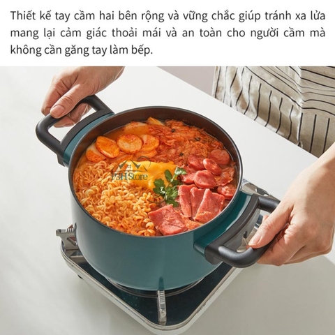 Bộ nồi chảo Lock&Lock Decore 3 món LDE1181IHS01