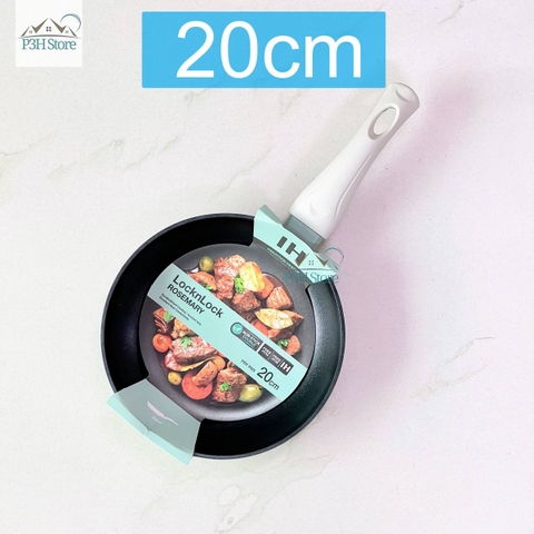 Chảo chống dính LocknLock Rosemary sử dụng được bếp từ CAF2046 CAF2246 CAF2446 Xanh Mint