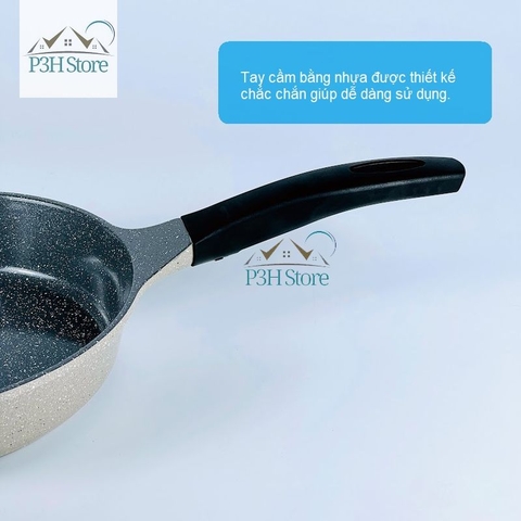 Chảo vân đá Lock&Lock dòng Stone 7 lớp các size từ 24cm đến 28cm LCA6243 LCA6263 LCA6283