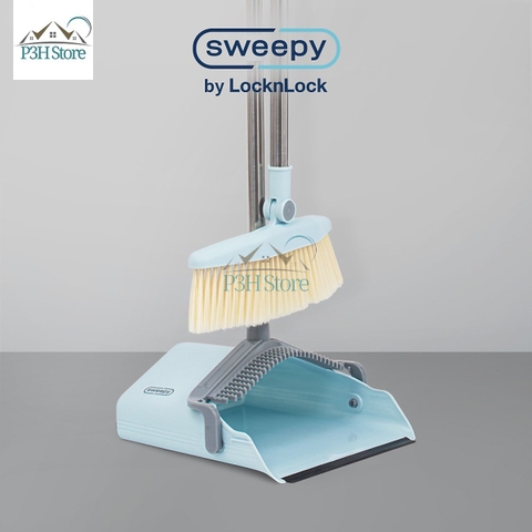 Bộ chổi và đồ hốt rác Sweepy by LocknLock ETM976 màu xanh