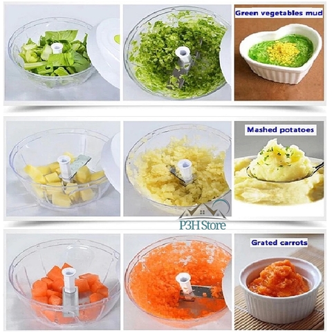 Dụng cụ băm xay tỏi ớt rau củ quả Lock&Lock các size CKS302 CKS308 CKS309 CKS310