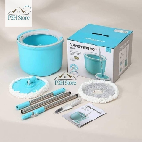 Bộ Cây Lau Nhà Xoay Tay Lock&Lock Corner chuyên dụng lau sạch các góc tường ETM494