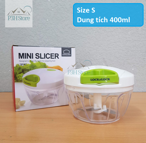 Dụng cụ băm xay tỏi ớt rau củ quả Lock&Lock các size CKS302 CKS308 CKS309 CKS310