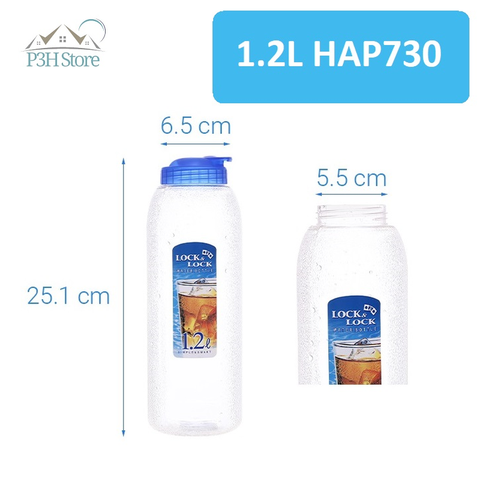 Bình nước nhựa Lock&Lock PET 1.2L/1.5L HAP730 HAP731