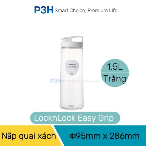 Bình nước nhựa LocknLock Easy Grip dung tích 1.2L/1.5L HAP813 HAP814