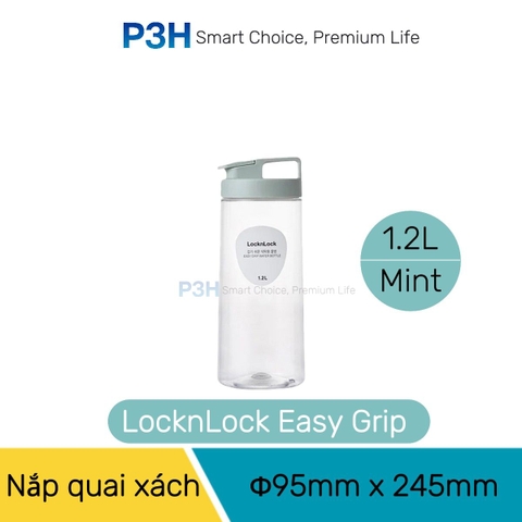 Bình nước nhựa LocknLock Easy Grip dung tích 1.2L/1.5L HAP813 HAP814