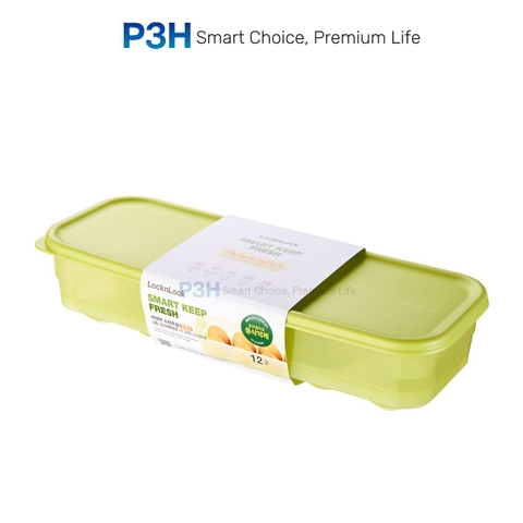 Hộp bảo quản trứng LocknLock giúp trứng không bị bể vỡ và bảo quản dễ dàng hơn trong tủ lạnh HLE5800NT P3H