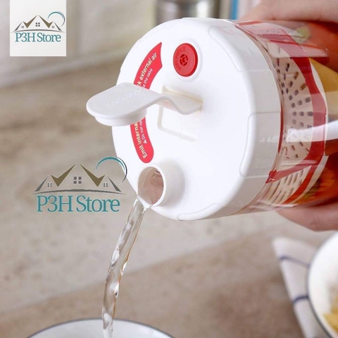 Hũ muối dưa cà có lưới chèn Lock&Lock hộp bảo quản thực phẩm dung tích 1.3L INL412  2.1L INL413