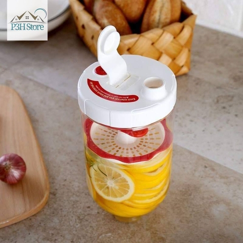 Hũ muối dưa cà có lưới chèn Lock&Lock hộp bảo quản thực phẩm dung tích 1.3L INL412  2.1L INL413