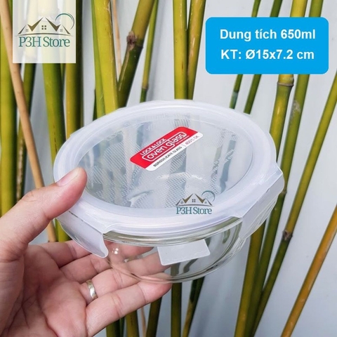 Hộp thủy tinh Lock&Lock Ovenglass chịu nhiệt cao dung tích từ 300ml đến 2L