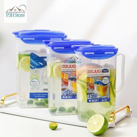 Bình nước Lock&Lock dạng rót Jug 1.5L/2L/3L HPL733 HPL735 HAP607