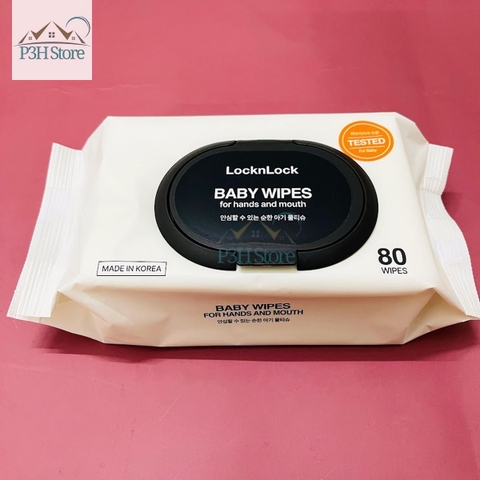 Khăn giấy ướt Lock&Lock Baby Wipes dùng lau tay và miệng ETM245 ETM248 ETM249