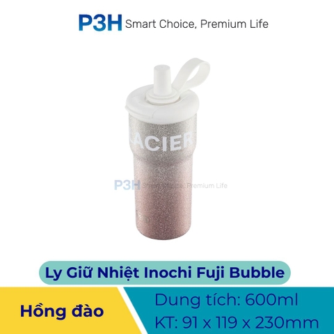 Ly Giữ Nhiệt Fuji Bubble Inochi 600ml Giữ Trọn Nhiệt Độ, Nâng Tầm Phong Cách Mỗi Ngày P3H
