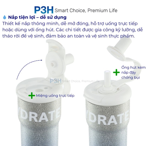 Ly Giữ Nhiệt Fuji Bubble Inochi 600ml Giữ Trọn Nhiệt Độ, Nâng Tầm Phong Cách Mỗi Ngày P3H